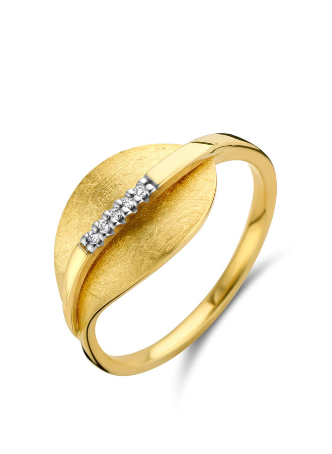 Ring 18kt Goud  065610 0.025Ct