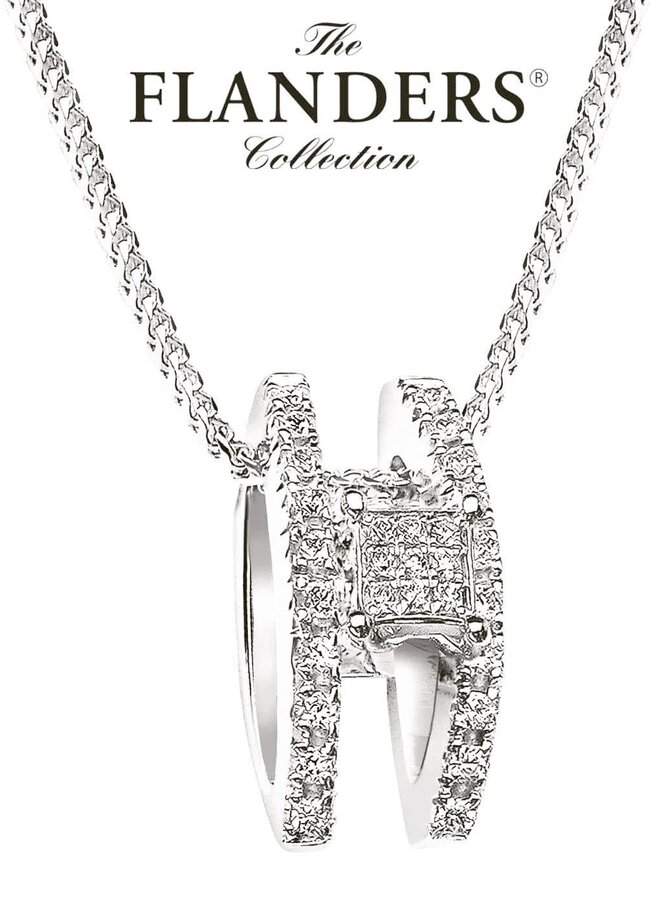 The Flanders Collection 226 0.21Ct DEFSi22 Hanger met ketting