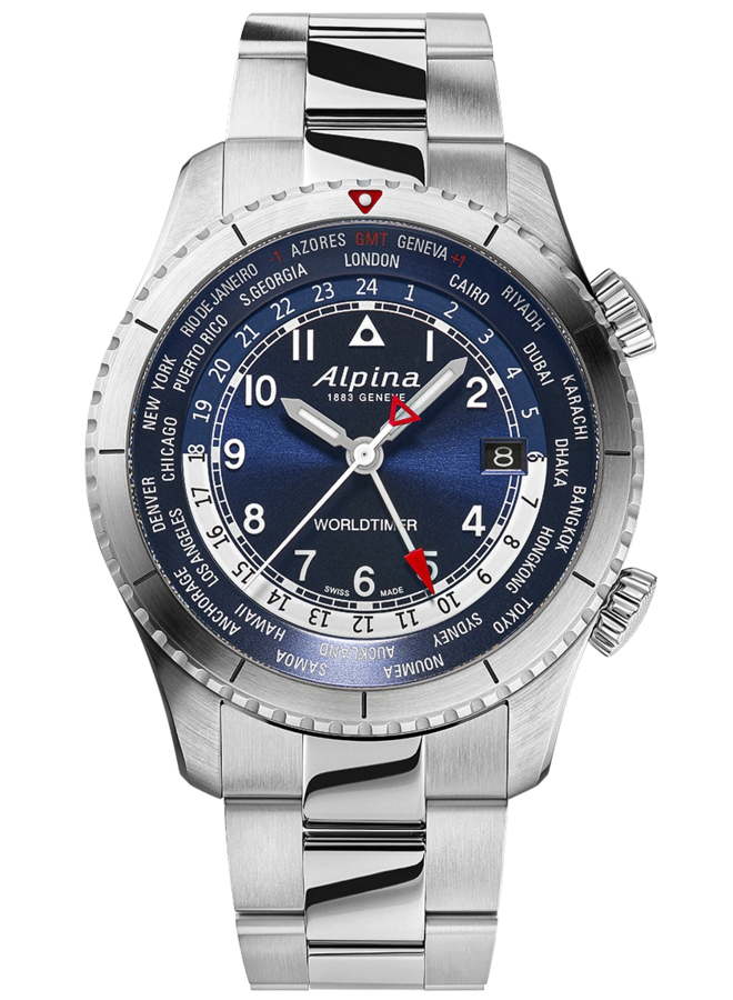 Alpina AL-255N4S26B Startimer Pilot Quartz