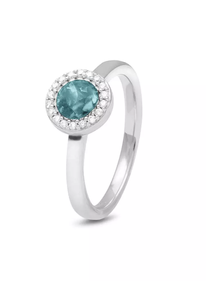 See You Silver ring zirc  RG010