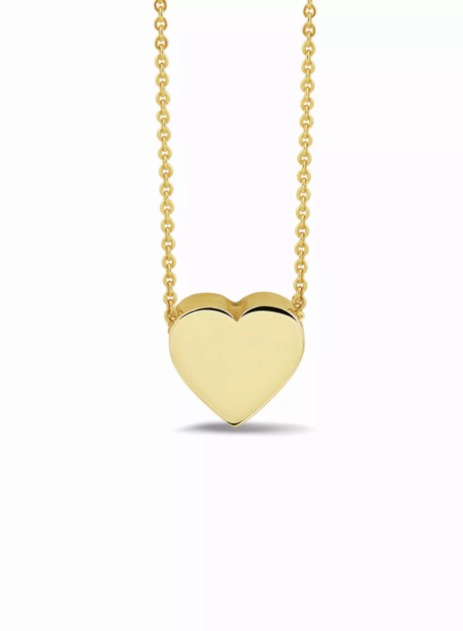 Gold Mini Heart Chain 42/45 701Y18