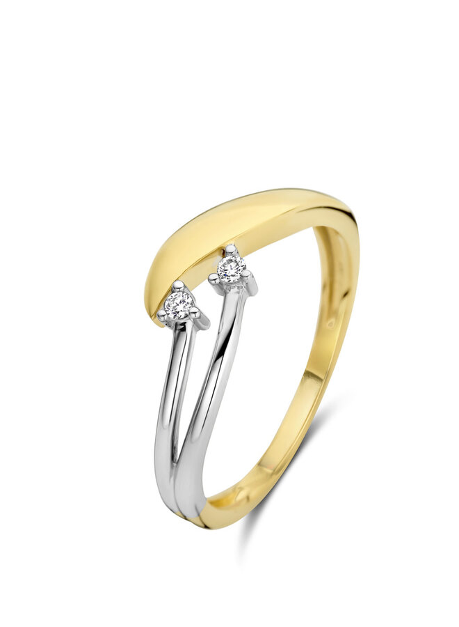 Ring Goud 18kt 067221/A 0.035Ct