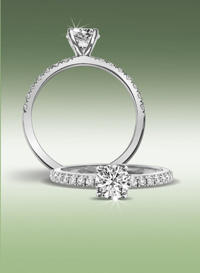 LGD The lab grown diamond collection ring LGD1K 0.50ct + 0.22 ct