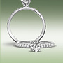 LGD The lab grown diamond collection ring LGD1K 0.50ct + 0.22 ct