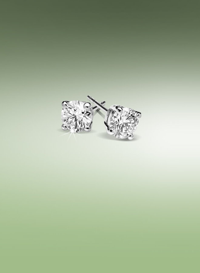 LGD The lab grown diamond collection oorstekers LGD5 1.26Ct