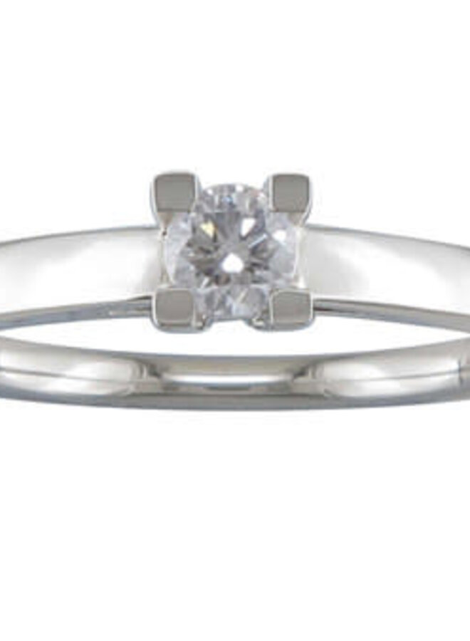 Ring 18kt goud JA4028  0.11Ct