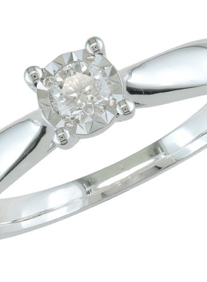 Ring 18kt goud JA5610 0.16Ct