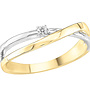 Ring 18kt goud JA6894 0.04Ct