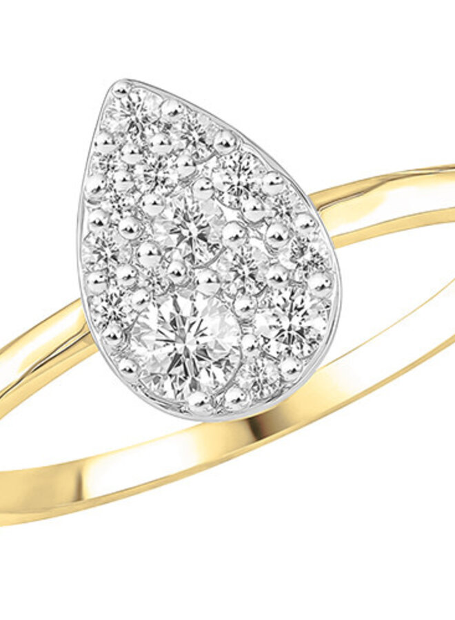 Ring 18kt goud JA6918 0.30Ct