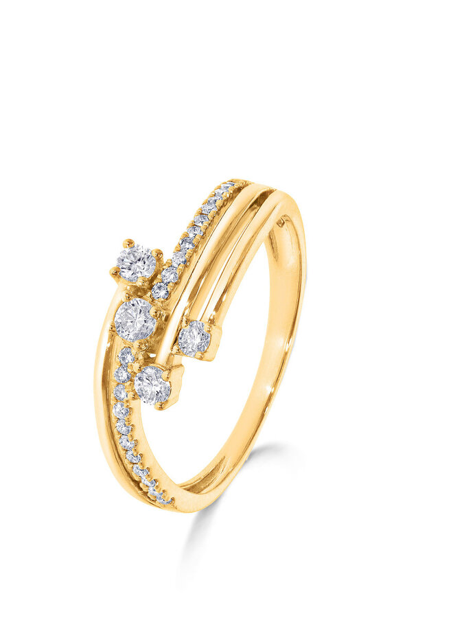 Ring 18kt Goud  067975/A 0.32Ct