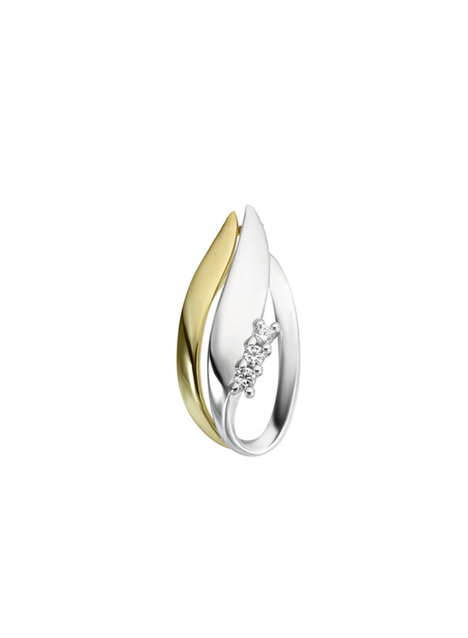Hanger 18kt Goud  068227/A 0.065Ct