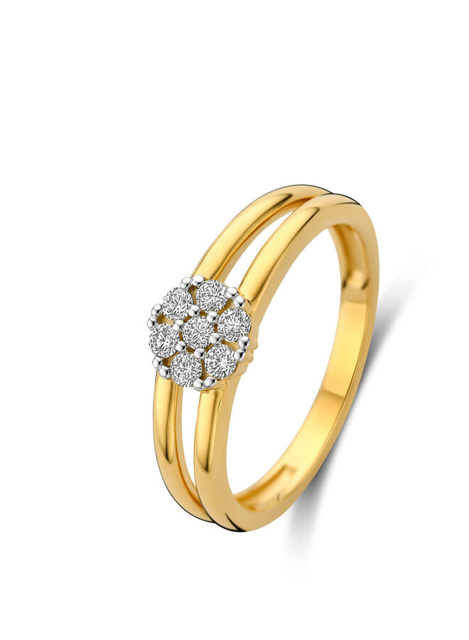 Ring 18kt Goud  068252/A  0.20Ct