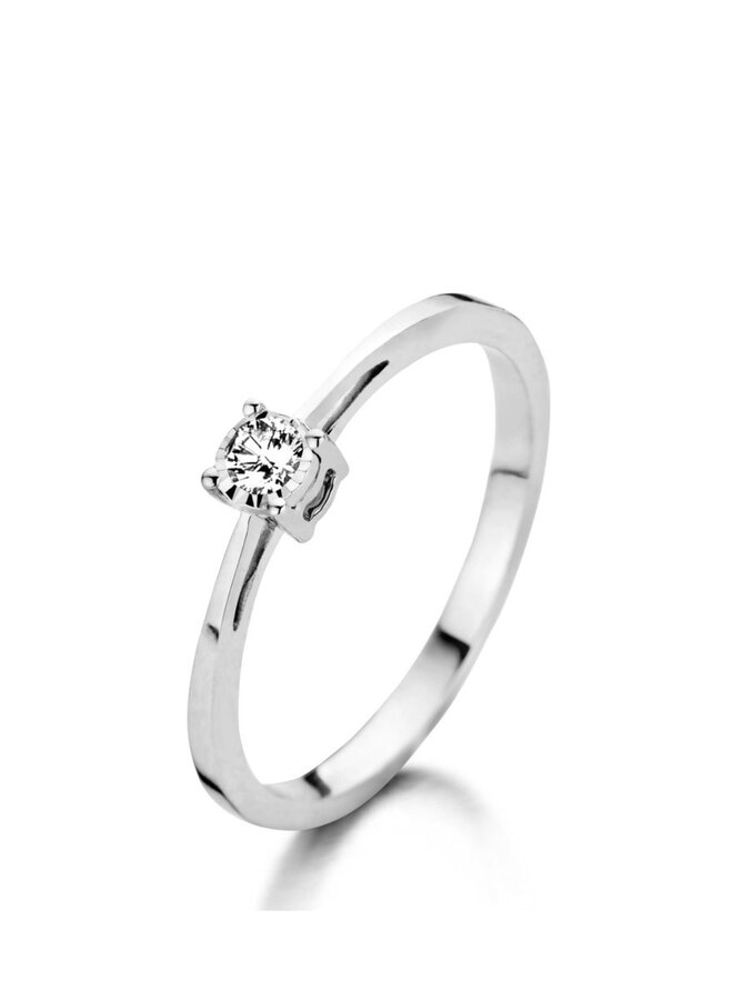 Ring 18kt Goud  91GP27/A 0.08Ct