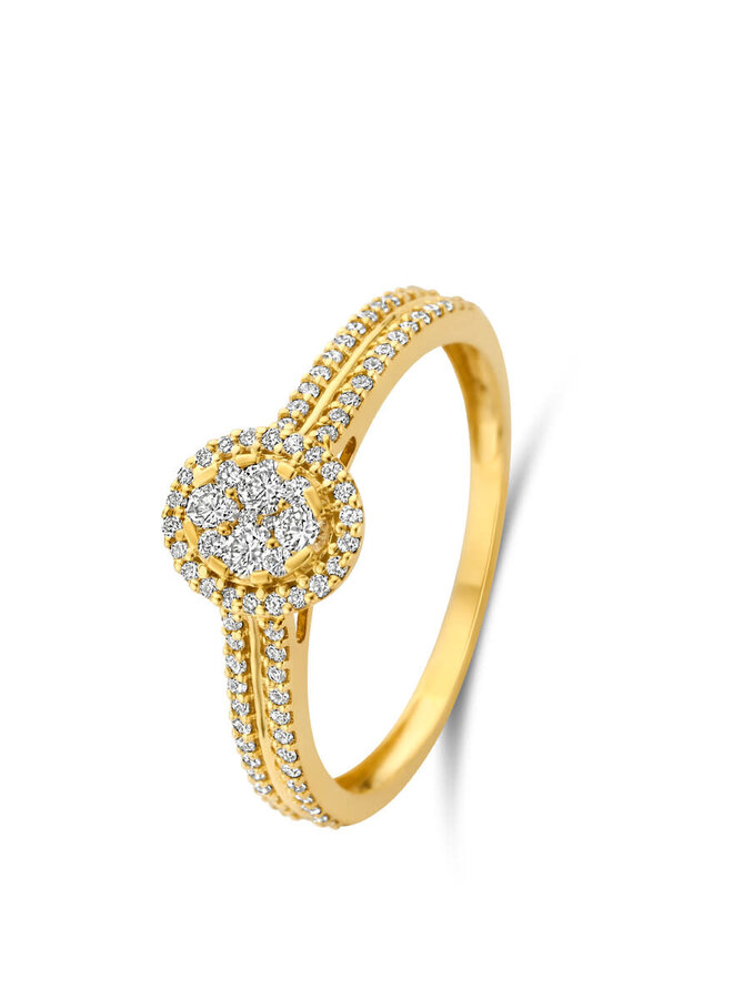 Ring 18kt Goud  068382/A 0.39Ct