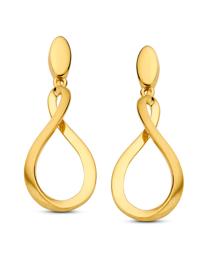 Oorstekers 18kt goud 068239