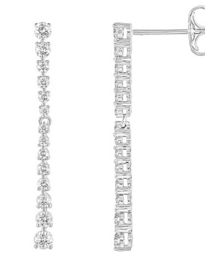 Oorstekers JA7054 Goud 18kt 0.73Ct