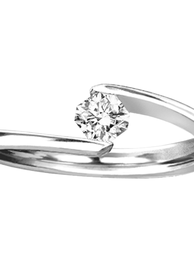 25 0.25Ct DEFSi2 Ring  goud 18kt