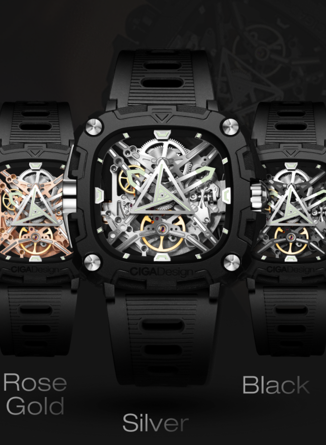 Ciga Design X Series Eye of Horus Silver X051-BS01-W5B