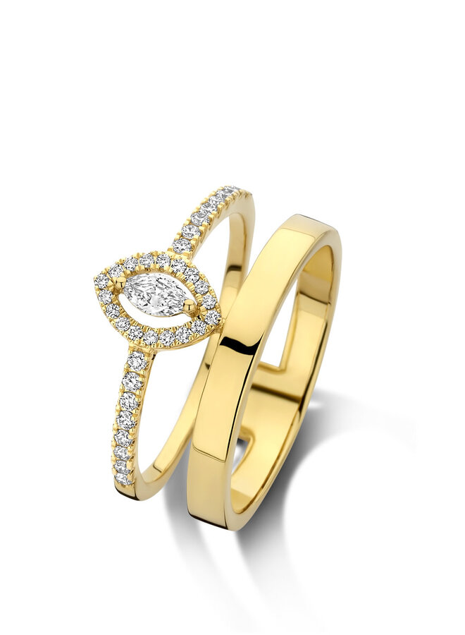 Ring 18kt Goud 068534/A 0.28Ct