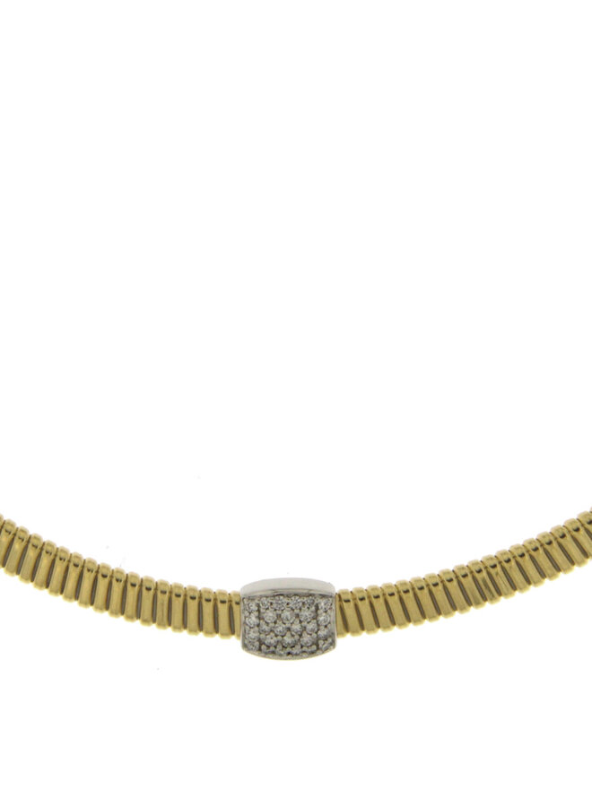 Collier Goud 18kt 068092/A 0.20Ct