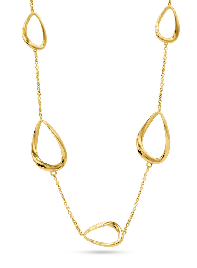 Collier geel Goud 18kt B19C19001G
