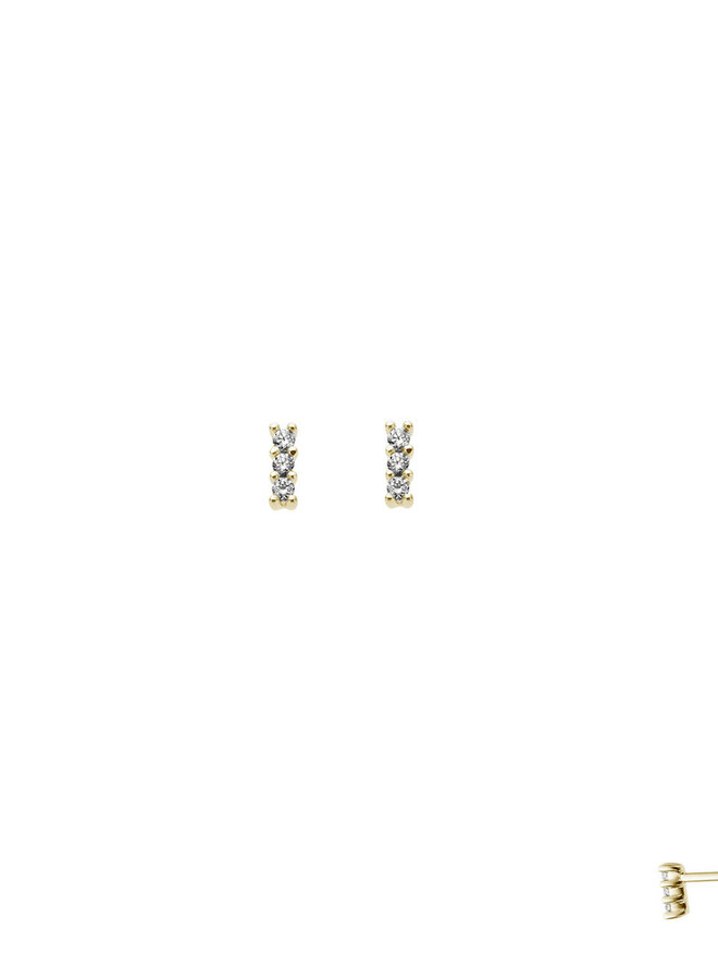 Oorstekers Goud 18kt  066646/A 0.05Ct