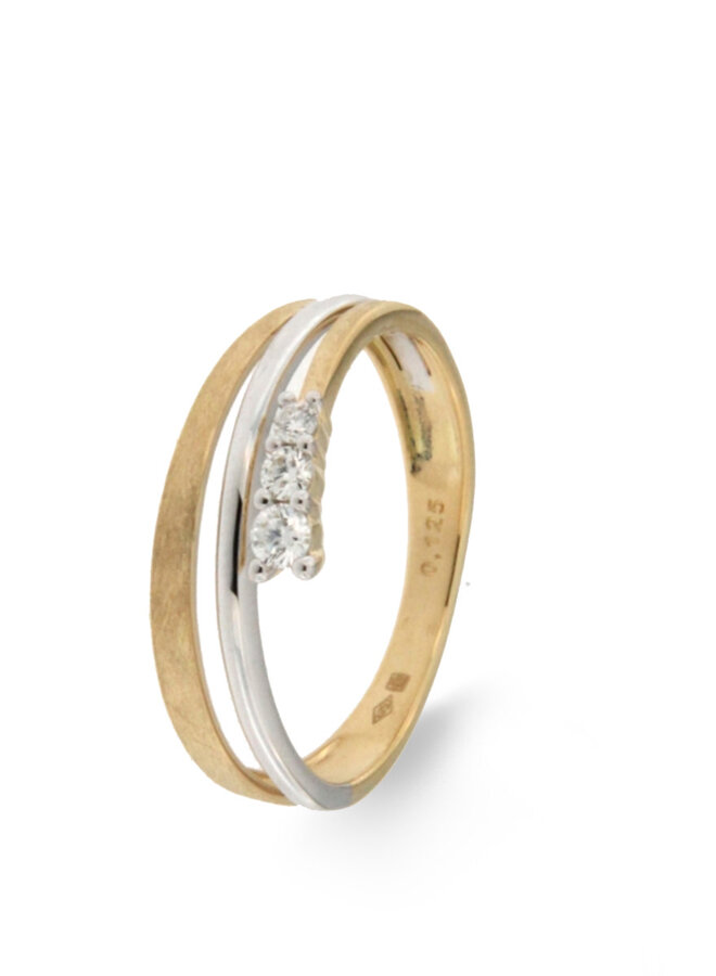 Ring Goud 18kt  069389/A 0.125Ct