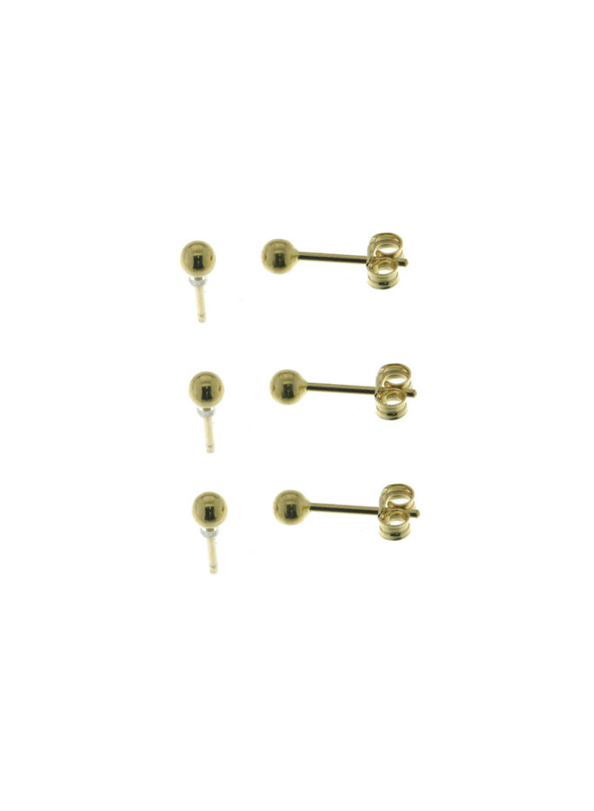 Oorstekers Goud 18kt  93Q301