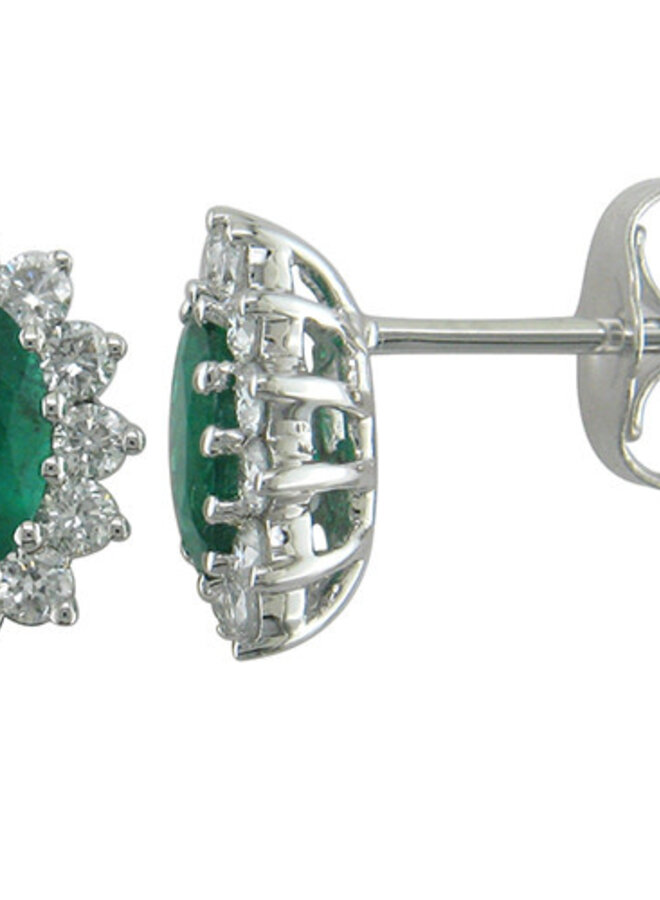 Oorstekers Goud 18kt JA4992 0.47Ct+sm0.85Ct