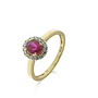 Ring 18kt goud 058551/RA 0.17Ct Ro 0.86Ct