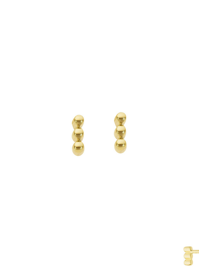 Oorstekers 18kt goud 066639