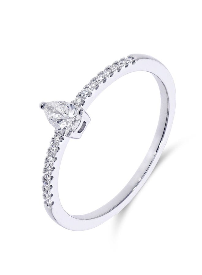 Ring Goud 18kt 063798/A  0.22Ct