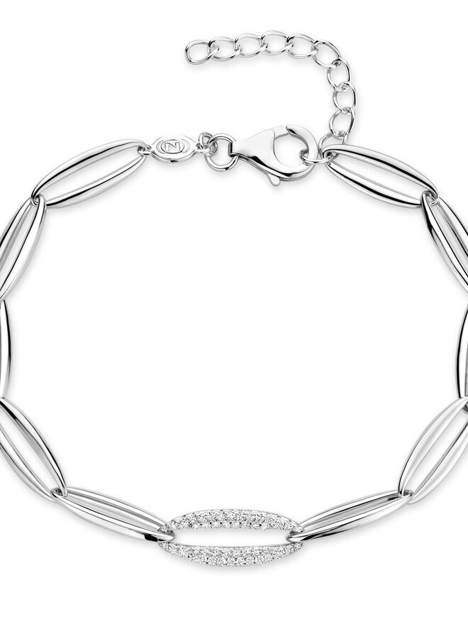 Naiomy Zilver N5B53 Armband