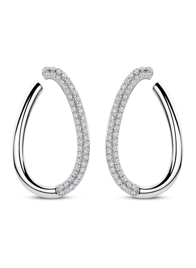 Naiomy Zilver N5K63 Oorstekers