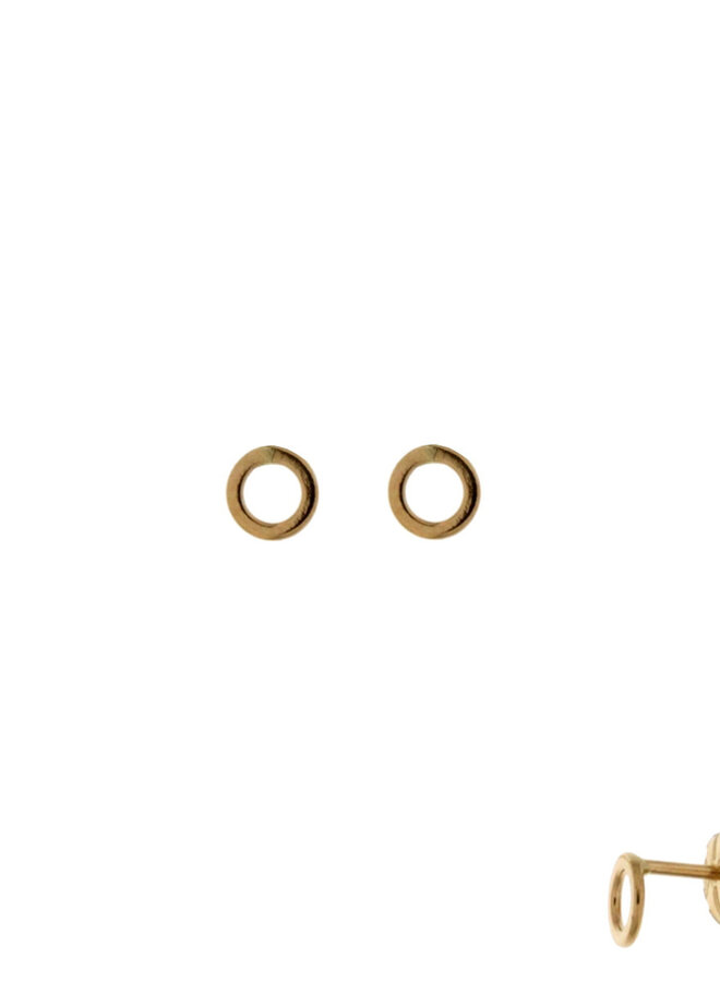 Oorstekers 18kt Goud  061789