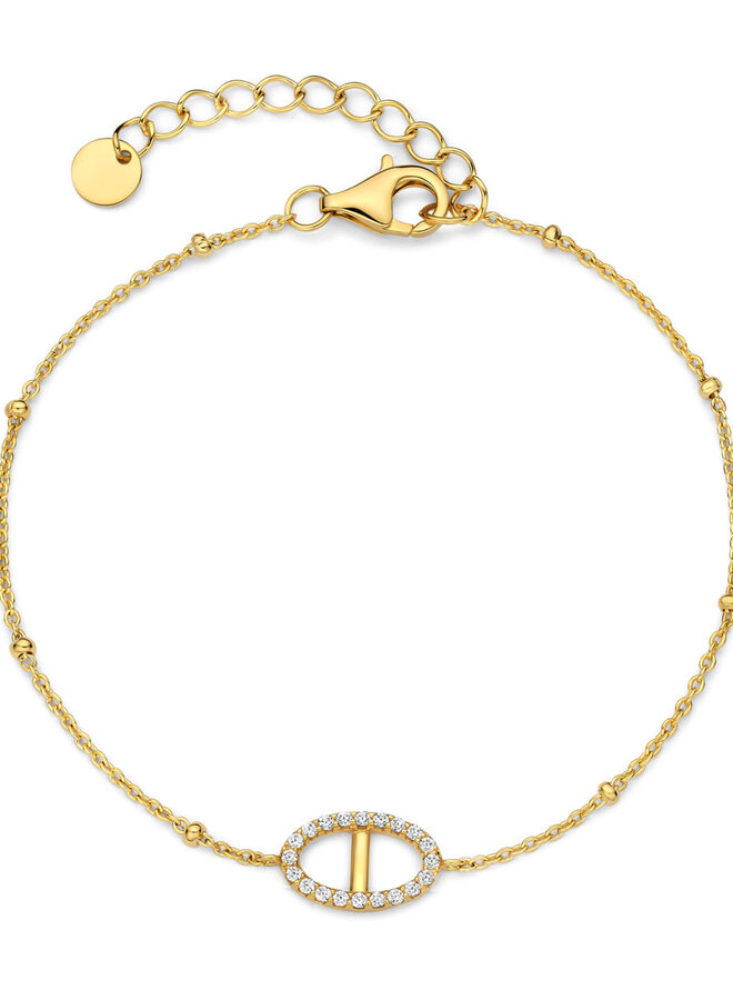 Naiomy Zilver N5P54 Armband