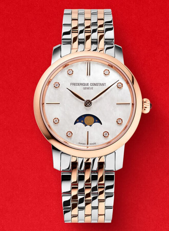 Frédérique Constant FC-206MPWD1S2B Classics Slimline Ladies Moonphase