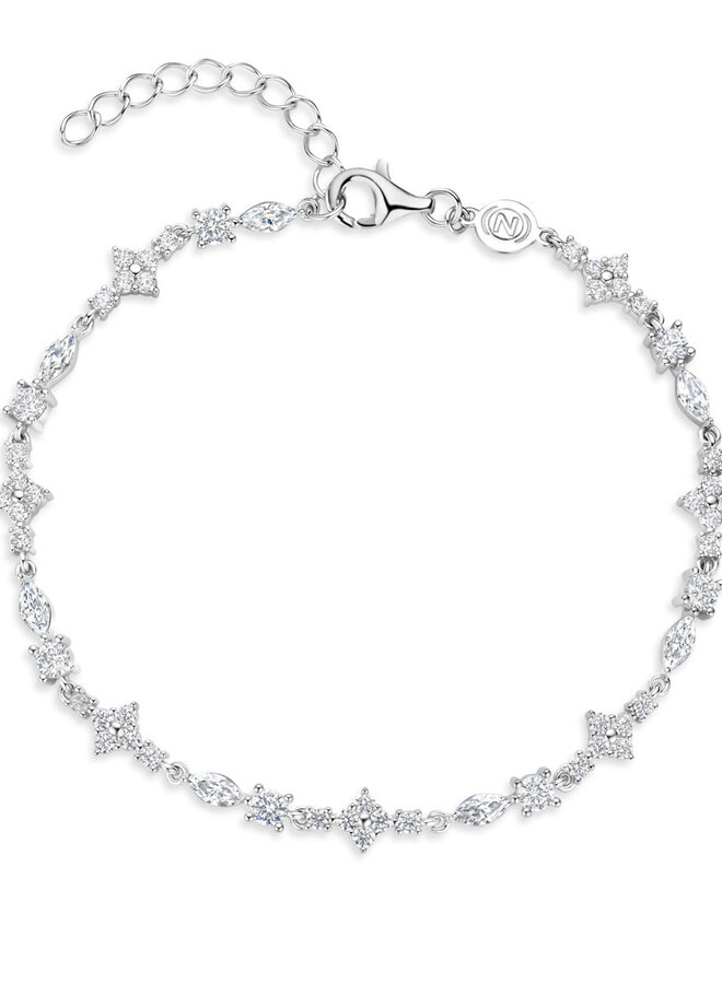 Naiomy Zilver N6F62 Armband