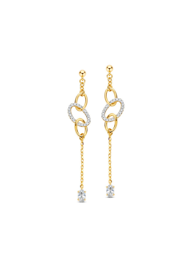 Naiomy Zilver N6I52 Oorstekers Doublé