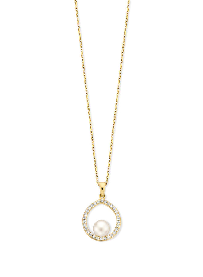 Naiomy Zilver N6I74 Ketting Doublé