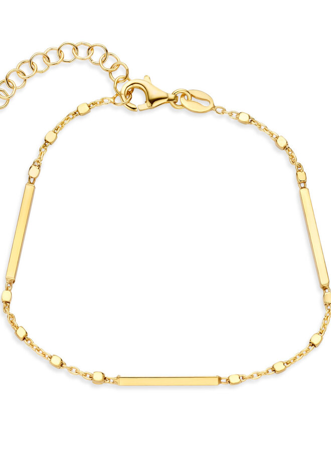 Naiomy Zilver N6J54 Armband Doublé