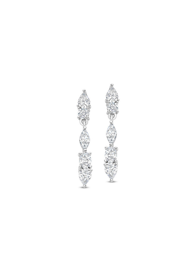 Naiomy Zilver N6F61 Oorstekers