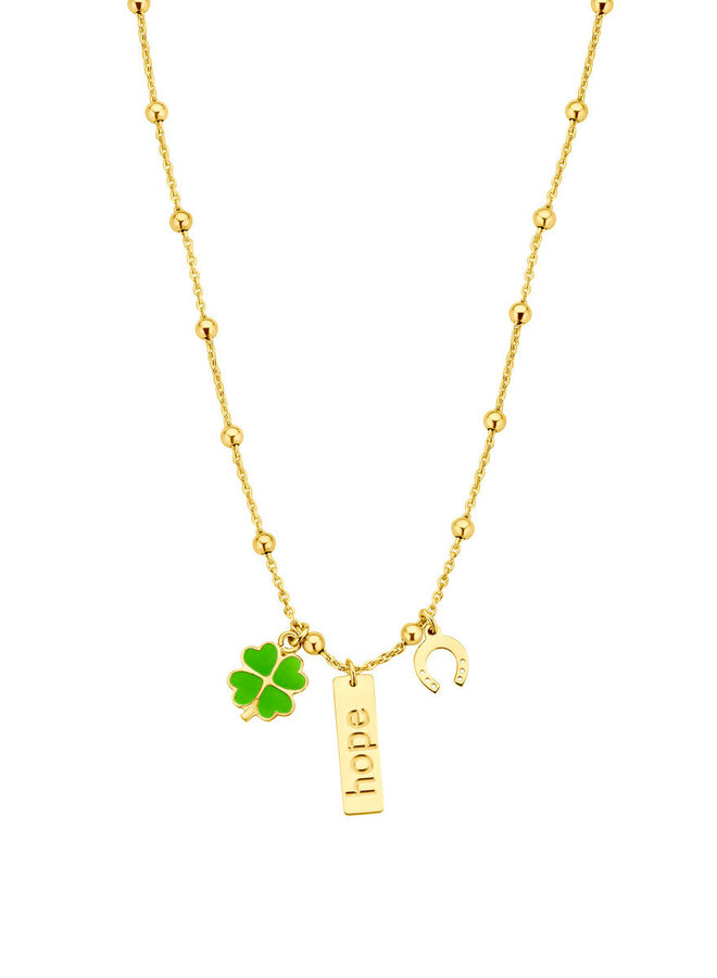 Naiomy Princess Zilver PI093 Ketting Doublé