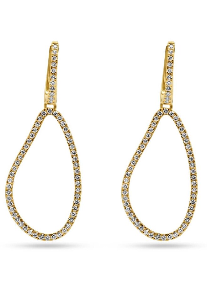 Oorstekers Goud 18kt E08S0835G 0.57Ct