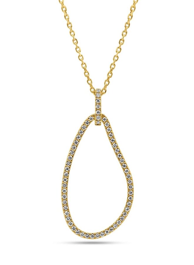 Collier Goud 18kt E08C0835G 0.29Ct