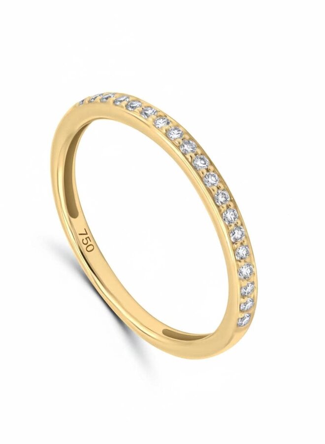 Ring Goud 18kt E10R0098G 0.13Ct