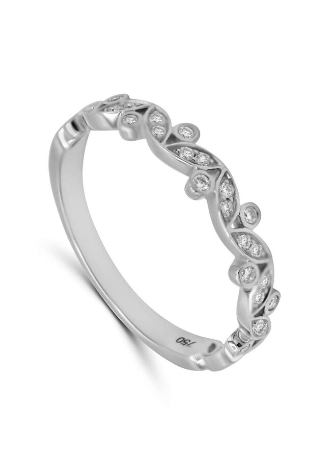 Ring Goud 18kt E10R0199W 0.16Ct