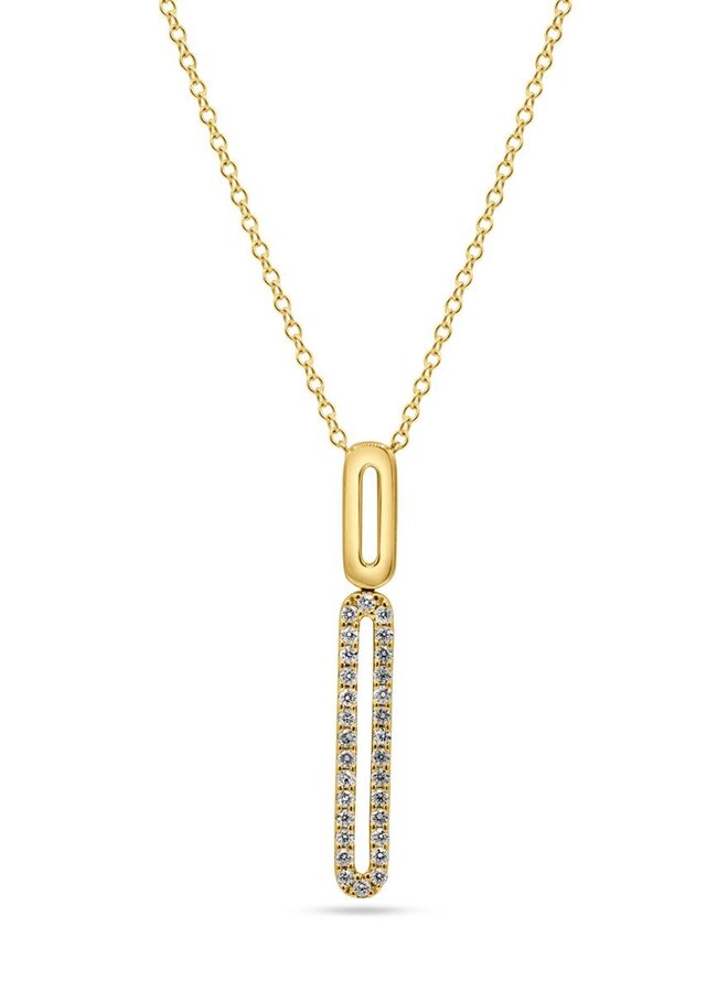 Collier Goud 18kt E10C0276G 0.11Ct