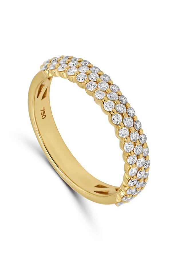 Ring Goud 18kt E10R0057G 0.60Ct