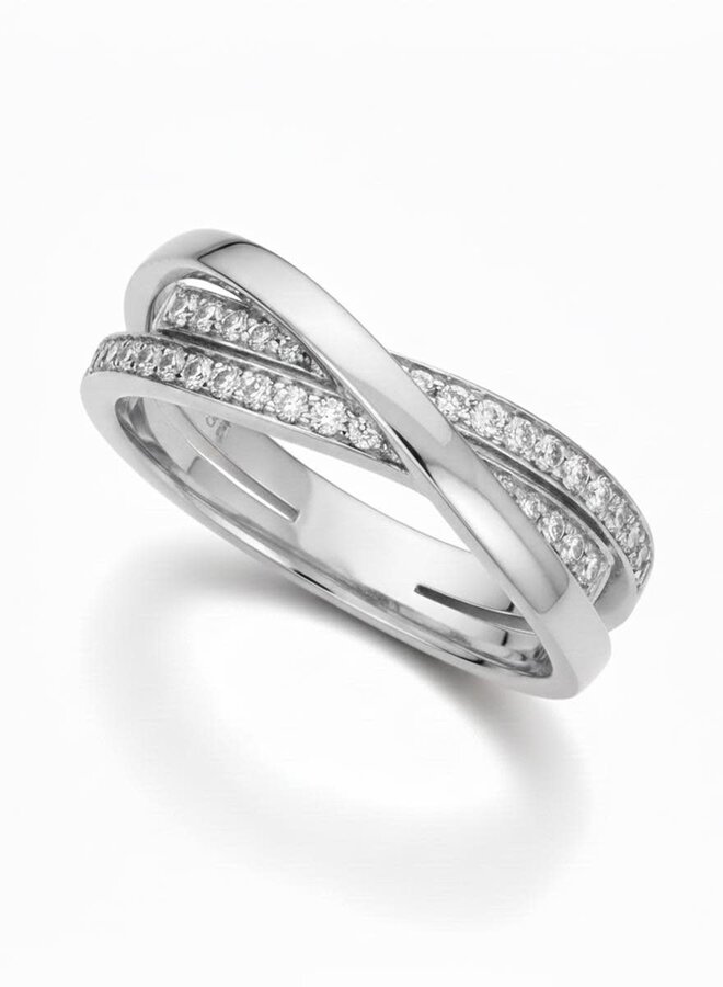 Ring Goud 18kt E10R0081W 0.21Ct